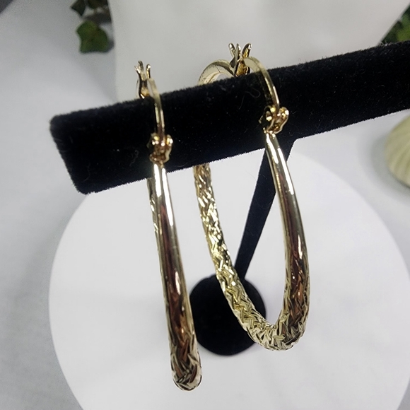 Gold Filled Hoop Earrings - Picture 7 of 10